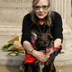 Fisher at the protest against China’s Yulin dog meat festival in London in June.